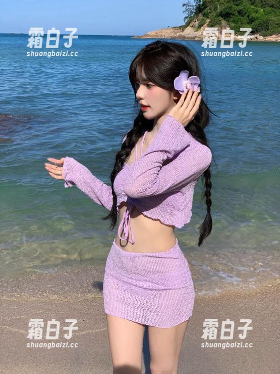 微密圈 - 不容错过的紫色哒豚豚女仆最新写真照片，带你走进她的可爱世界，感受不同的气息。