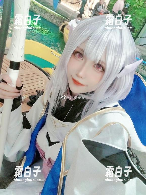 翎柒菜菜倾情呈现：无圣光暗黑护士风格的绝美套图