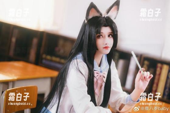 最新写真集揭晓！鹿八岁baby在和服中展现的每个瞬间都值得细细品味与珍藏！